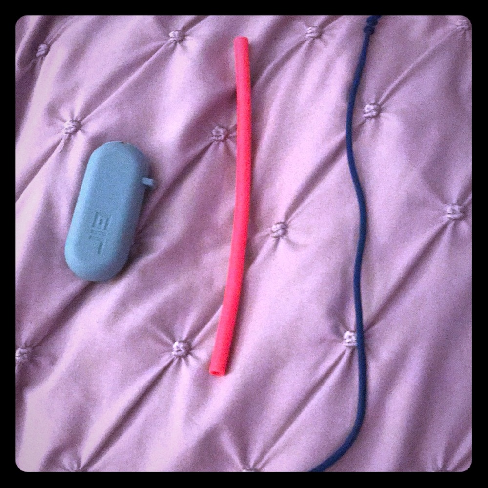 Rubber straw set